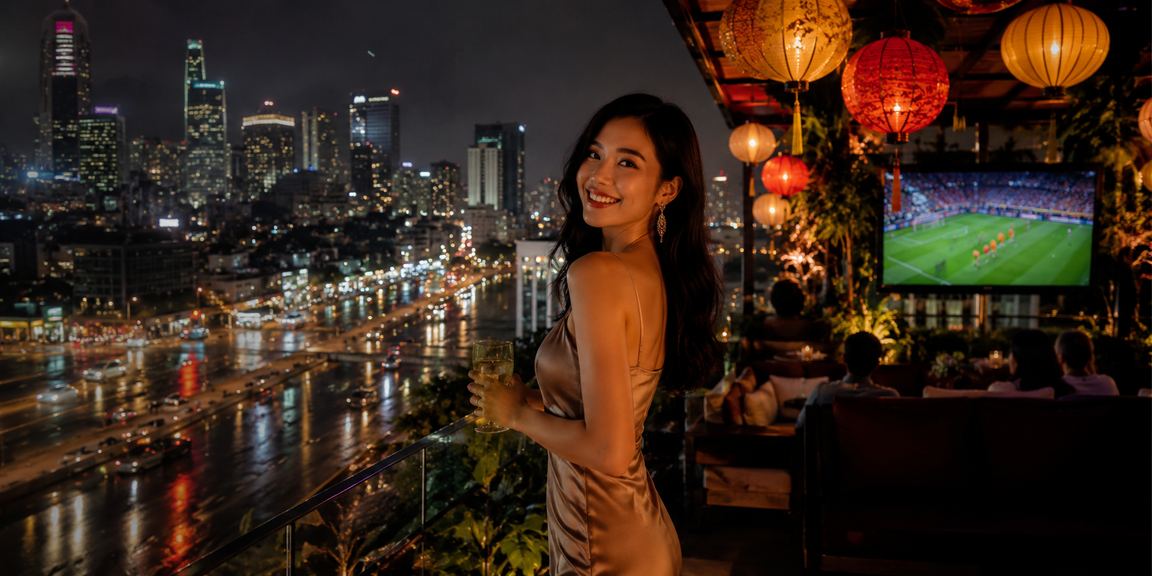 Không khí TP.HCM minh họa người dùng theo dõi bóng đá và giải trí online